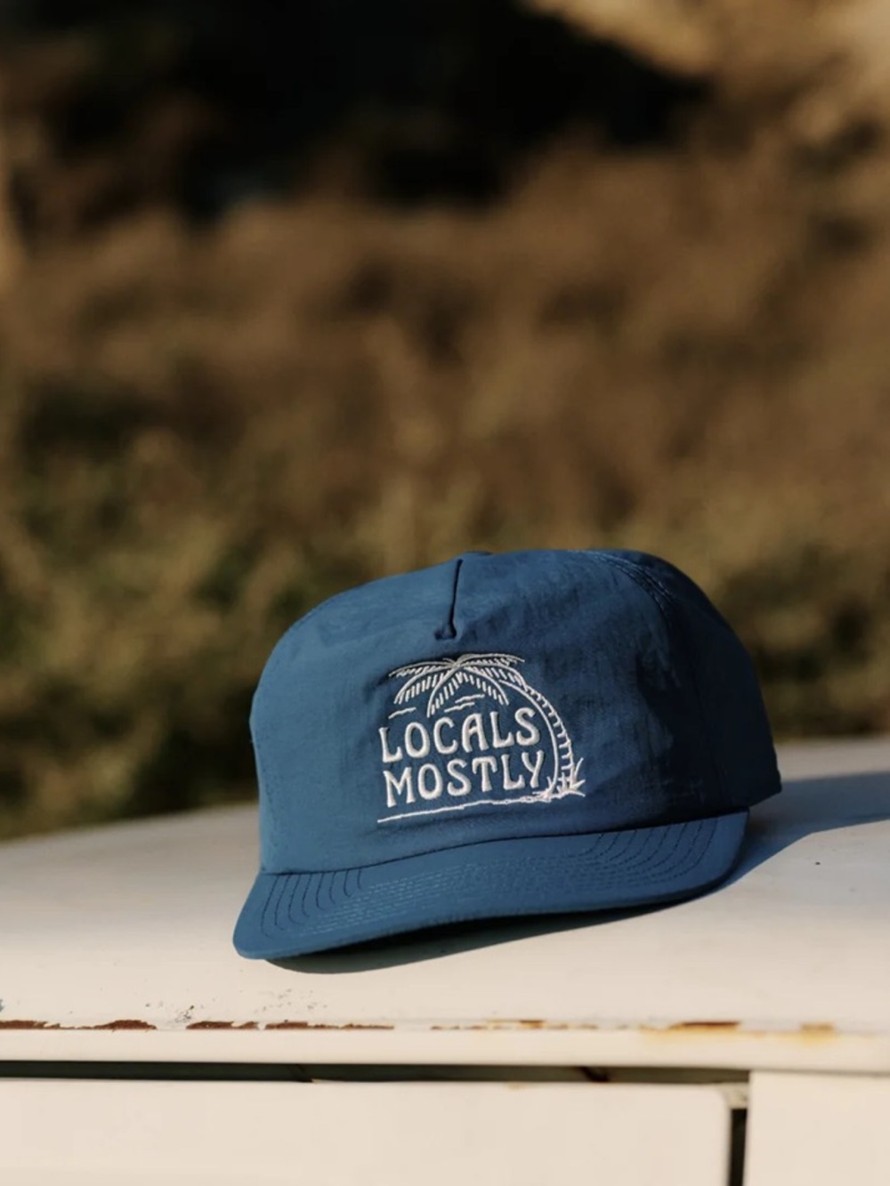 Katin Locals Mostly Hat Navy Snapback 5 Panel Surf Cap